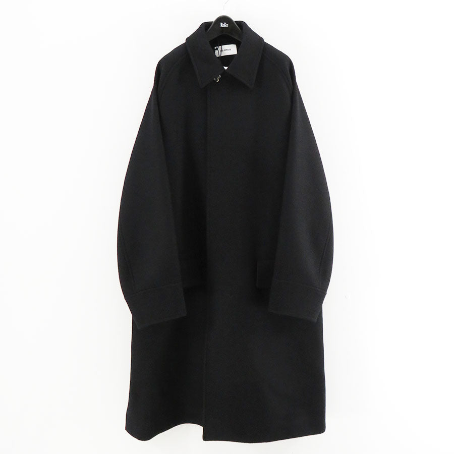 ジャケット・アウター THE RERACS BRITISH MELTON DRESS P COAT46 THE RERACS/ザ・リラクス】RERACS DOUBLE SHETLAND MELTON RAILWAY
