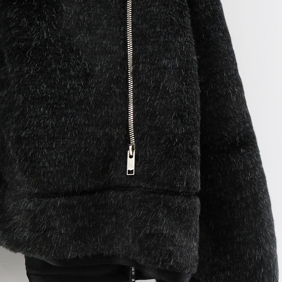 【mastermind JAPAN/マスターマインドジャパン】<br>RABBIT FUR JACKET BOXY FIT <br/>MJ24E13-BL048