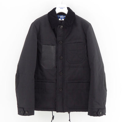 【JUNYA WATANABE MAN】<br>エステルオックス×レザージャケット <br>WP-J026-051