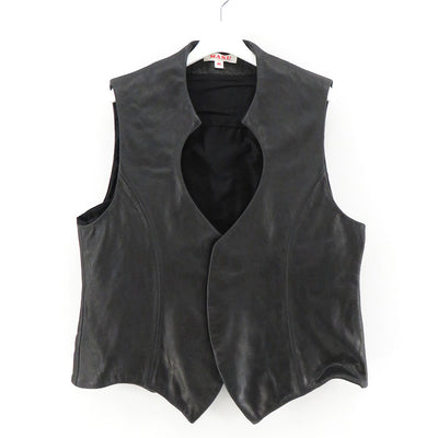 【M A S U/エムエーエスユー】<br>BAT LEATHER VEST <br>MPFW-VT0224