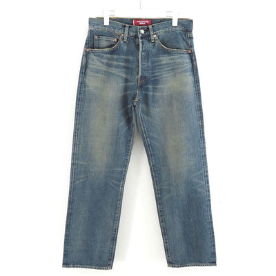 【JUNYA WATANABE MAN】<br>Levi's Wネーム 綿セルビッチデニム製品加工デニムパンツ <br>WP-P216-051