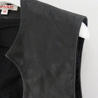 【M A S U/エムエーエスユー】<br>BAT LEATHER VEST <br>MPFW-VT0224