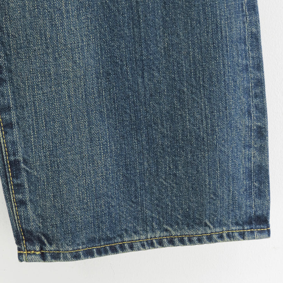 【JUNYA WATANABE MAN】<br>Levi's Wネーム 綿セルビッチデニム製品加工デニムパンツ <br>WP-P216-051