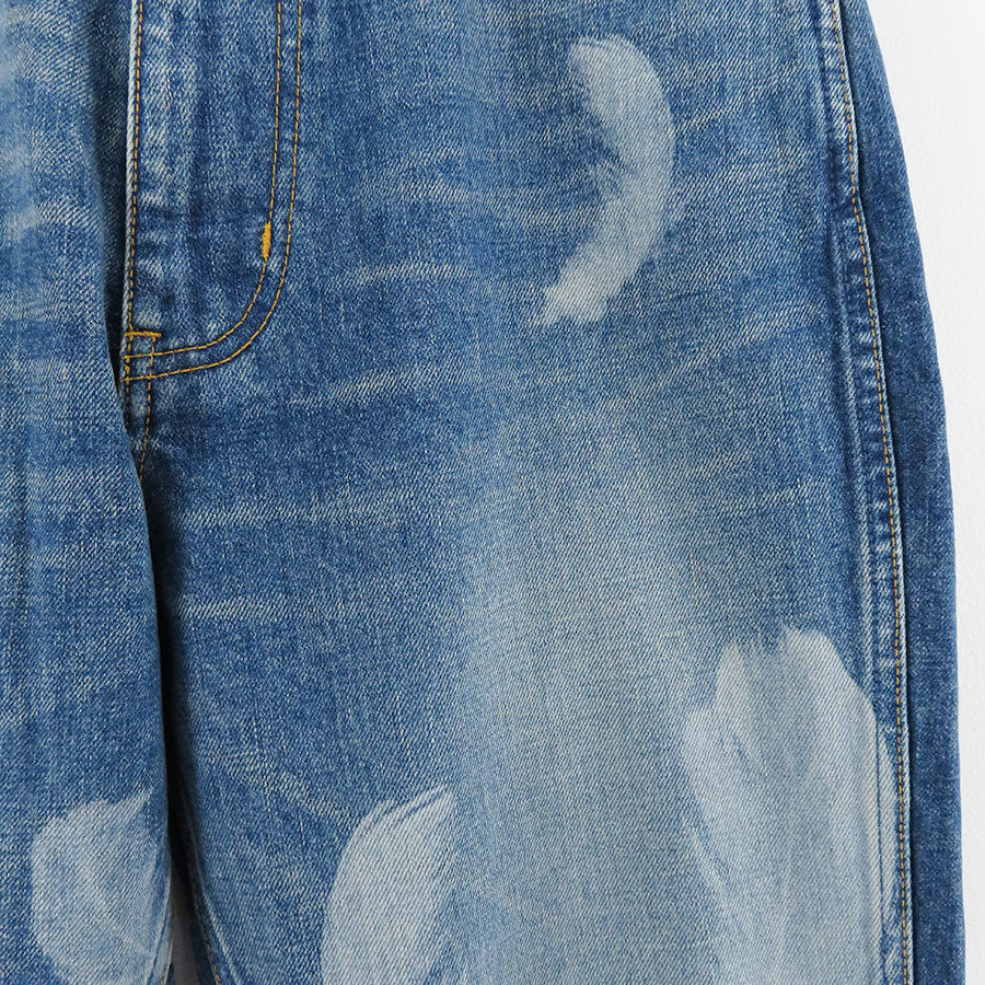 【M A S U/エムエーエスユー】<br>"MASU BOYS" FEATHER BELL-BOTTOM JEANS <br>MBFW-PTB124L