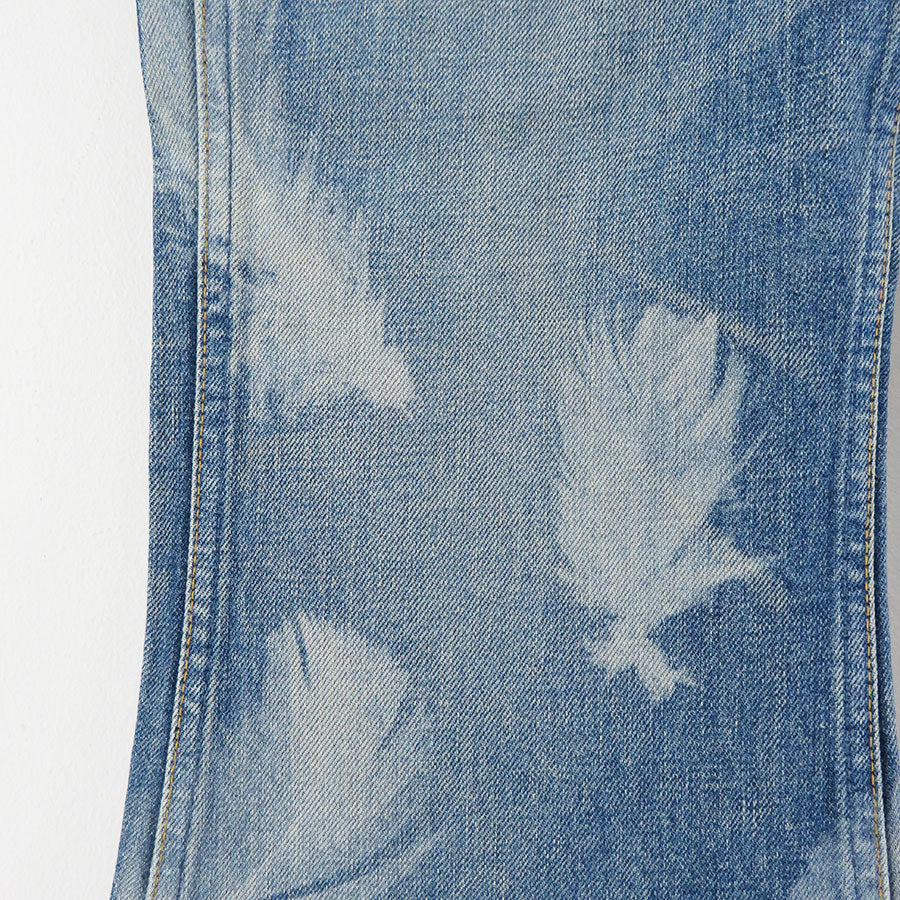 【M A S U/エムエーエスユー】<br>"MASU BOYS" FEATHER BELL-BOTTOM JEANS <br>MBFW-PTB124L