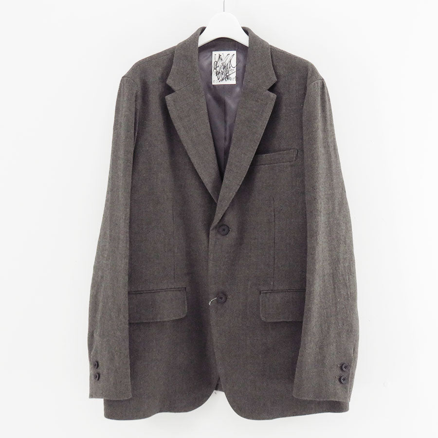 【i am dork/アイアムドーク】<br>ウールリネンカシミアヘリンボーンブレザー <br>DO25AW03