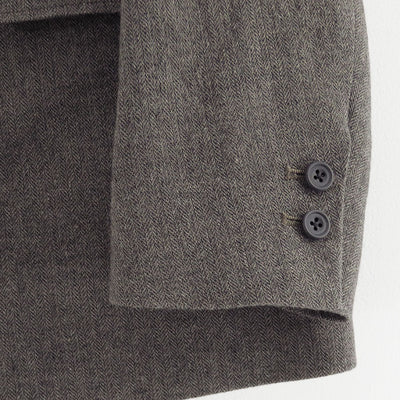 【i am dork/アイアムドーク】<br>ウールリネンカシミアヘリンボーンブレザー <br>DO25AW03