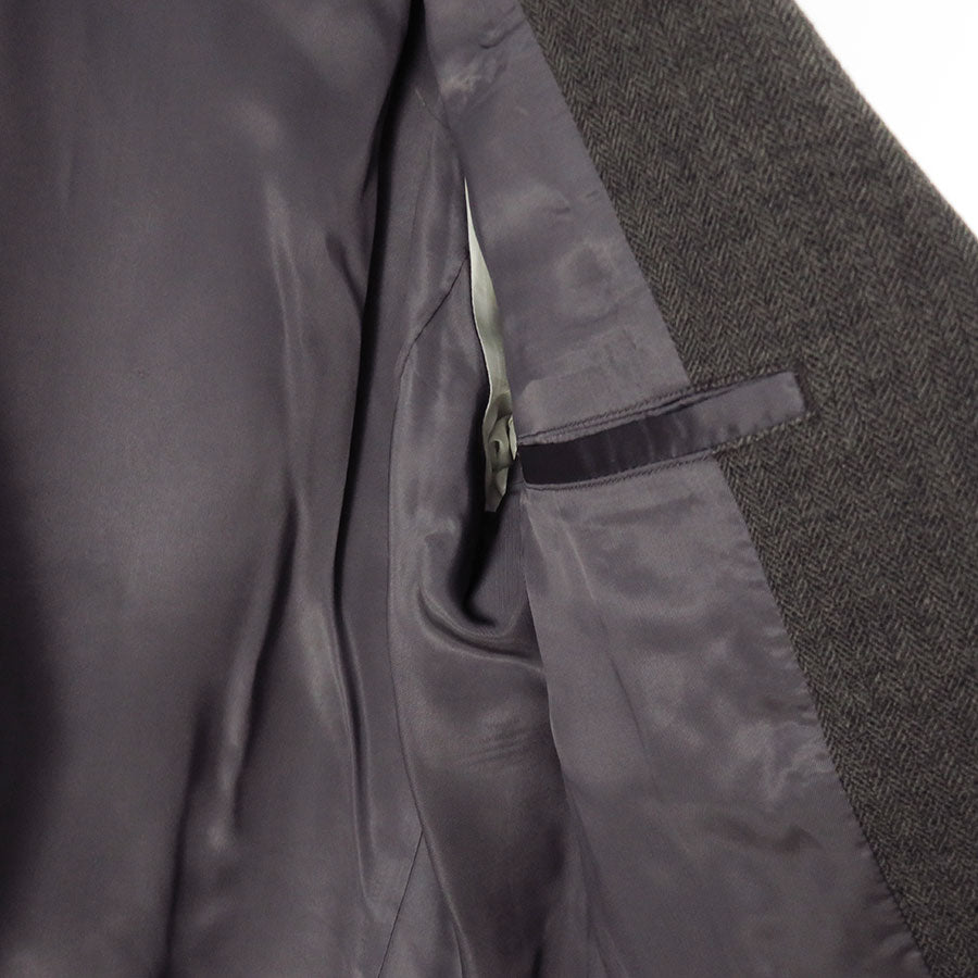 【i am dork/アイアムドーク】<br>ウールリネンカシミアヘリンボーンブレザー <br>DO25AW03