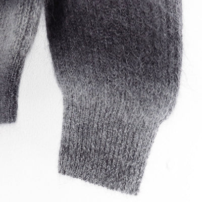 【BATONER/バトナー】<br>MOHAIR KASURI DYE SIGNATURE CREW NECK <br>BN-25FM-069