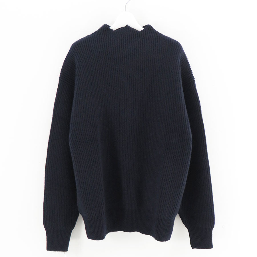 nonnotte/ノノット】Draping Triangle Turtle Neck Pullover N-26A-003