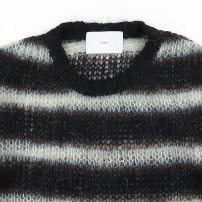 【SUGARHILL/シュガーヒル】<br>MOHAIR STRIPE PULLOVER <br>2411300603