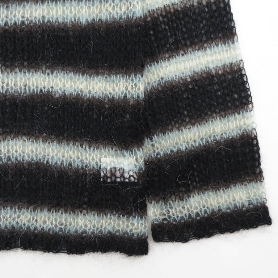 【SUGARHILL/シュガーヒル】<br>MOHAIR STRIPE PULLOVER <br>2411300603