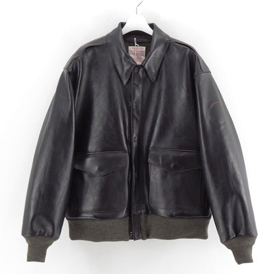 【NICENESS/ナイスネス】<br>MONKMAN / モンクマン (ブラウンコアラムレザー A2ジャケット) <br>NN-0502B16