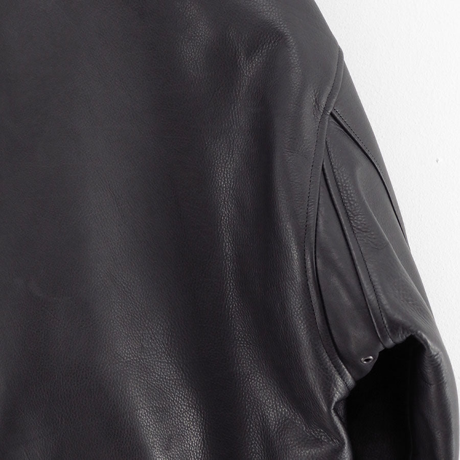 【NICENESS/ナイスネス】<br>RUSSELL / ラッセル (オイルドカーフレザー A2ジャケット) <br>NN-0201B16