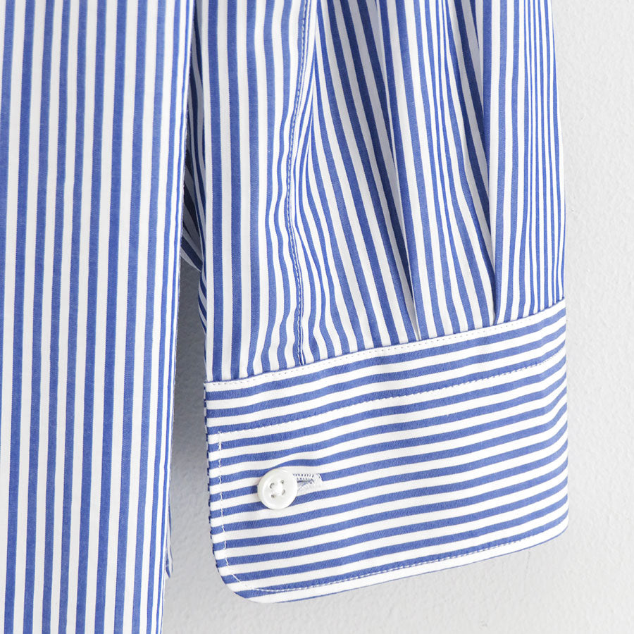 Graphpaper/グラフペーパー】Broad Stripe L/S Oversized Band Collar