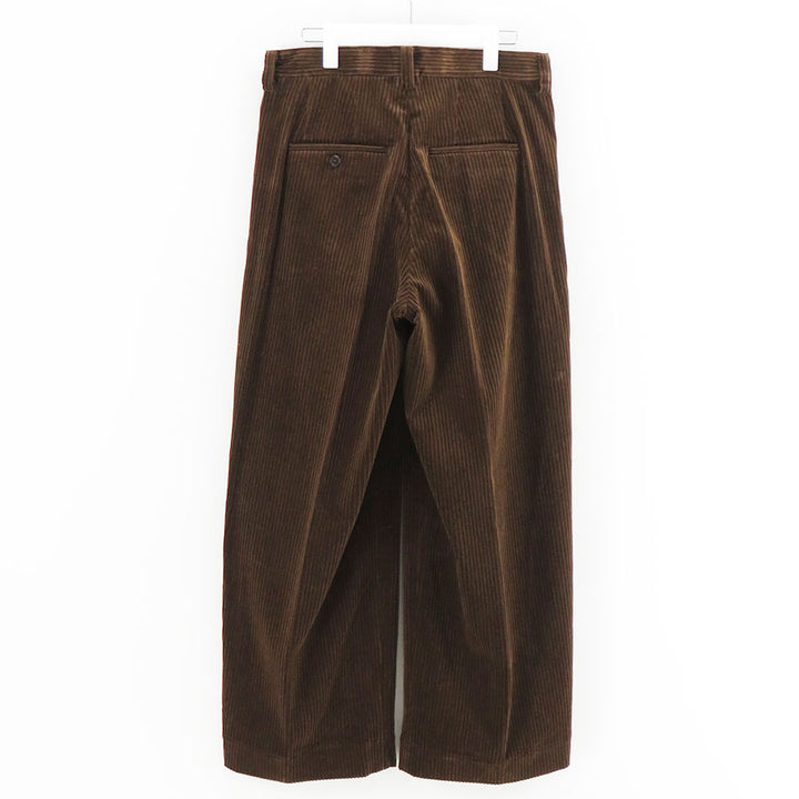 パンツ bisown BISOWN/ビソウン】MIXED-WALE CORDUROY 2TUCK TROUSERS 26W-BIS-PT12の