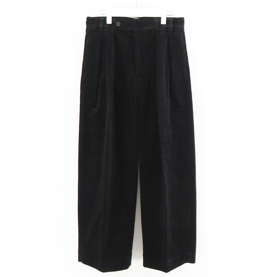 BISOWN/ビソウン】MIXED-WALE CORDUROY 2TUCK TROUSERS 26W-BIS-PT12の