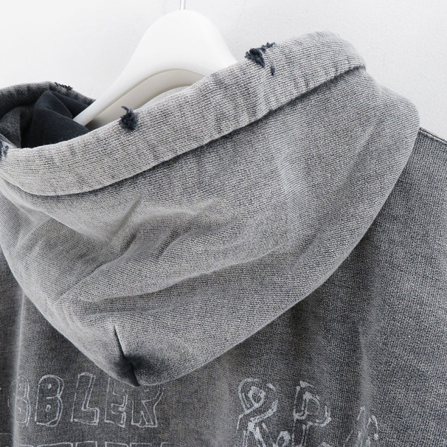 【Maison MIHARA YASUHIRO】<br>BLEACHED HOODIE <br>A13HD551