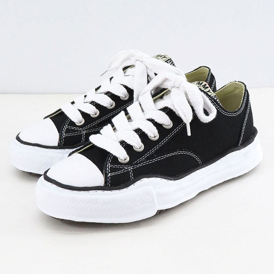 【Maison MIHARA YASUHIRO】<br>"PETERSON" OG Sole Canvas Low-top Sneaker (BLACK) <br>A01FW702