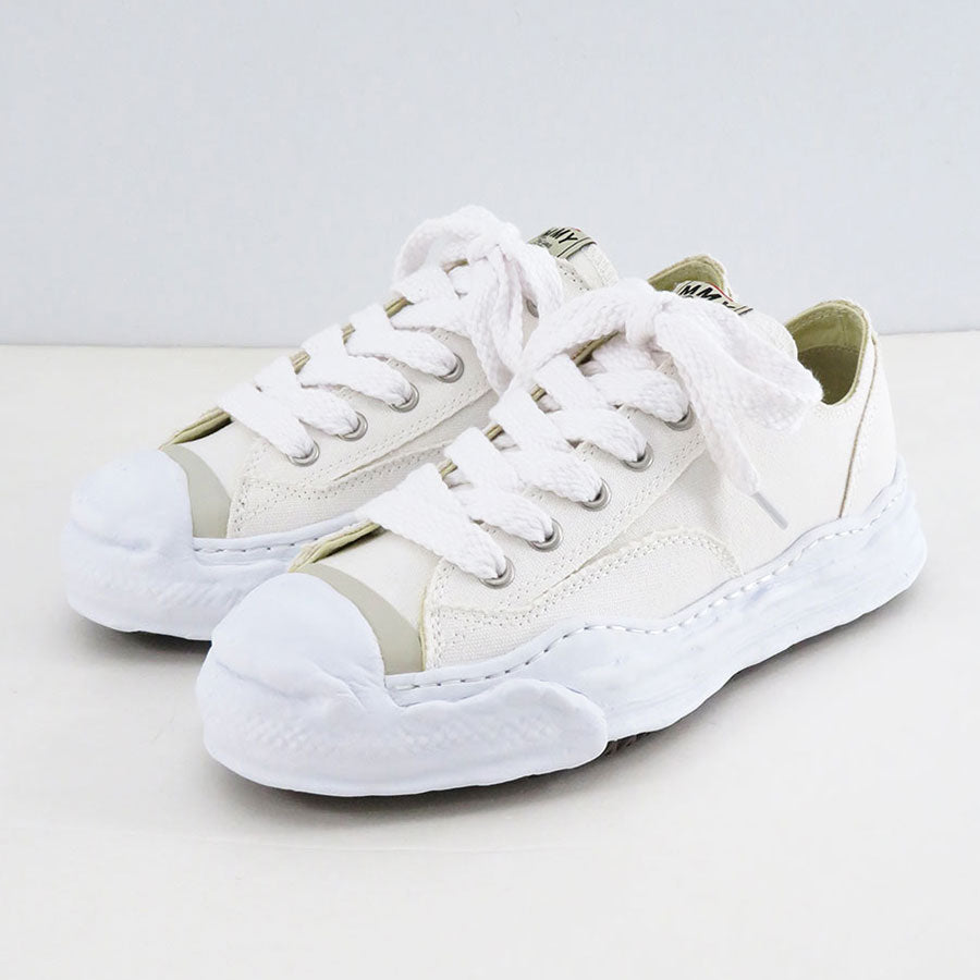 【Maison MIHARA YASUHIRO】<br> "HANK" OG Sole Canvas Low-top Sneaker (WHITE)<br> A05FW702 