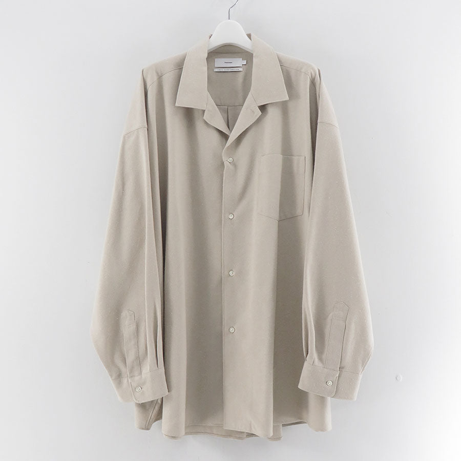 Graphpaper/グラフペーパー】Silk Noil Viscose Sleeping Shirt Graphpaper/グラフペーパー】Silk Noil Viscose Sleeping Shirt