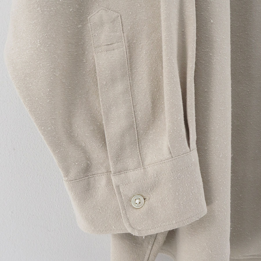 Graphpaper/グラフペーパー】Silk Noil Viscose Sleeping Shirt GM251 