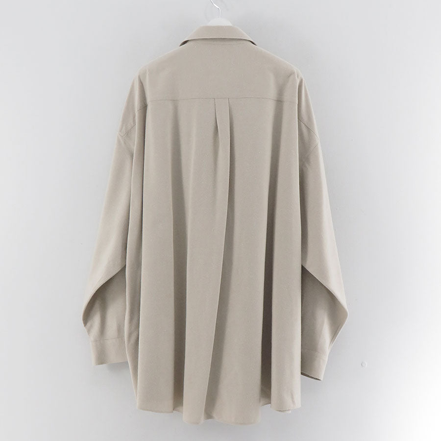 Graphpaper/グラフペーパー】Silk Noil Viscose Sleeping Shirt GM251 