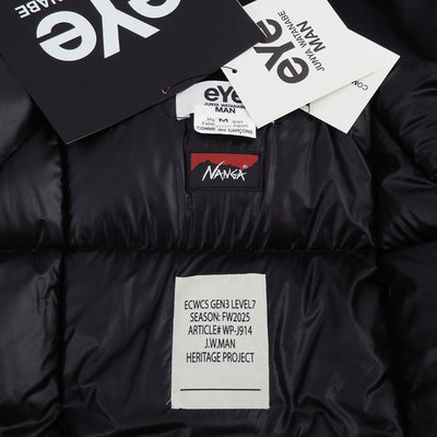 【eYe JUNYA WATANABE MAN】<br>ウールサージ撥水加工 NANGA LEVEL 7 ダウンジャケット <br>WP-J914-100