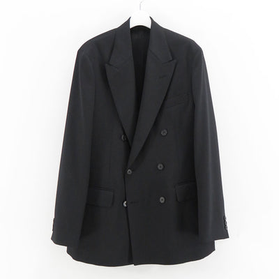 【A.PRESSE/アプレッセ】<br>Wool GabardineDouble Breasted Jacket <br>24SAP-01-18H