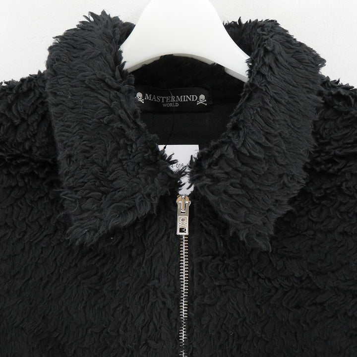 マサやん値下げ！マスターマインド ワールド 27㎝ 新品 MASTERMIND WORLD/マスターマインドワールド】SHAGGY HALF-ZIP POLO