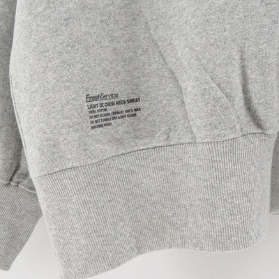 【FreshService/フレッシュサービス】<br>LIGHT OZ CREW NECK SWEAT <br>FSC243-70160B