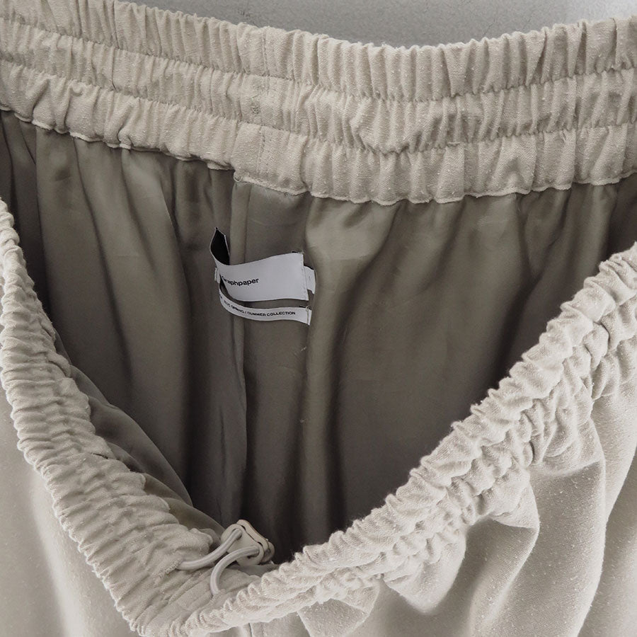 Graphpaper/グラフペーパー】Silk Noil Viscose Sleeping Easy