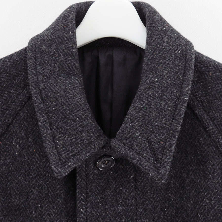 【Unlikely/アンライクリー】<br>Unlikely Balmacaan Coat Nep Tweed <br>U25F-19-0001