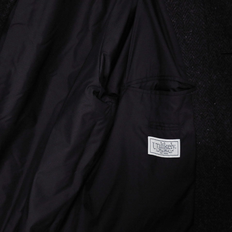 【Unlikely/アンライクリー】<br>Unlikely Balmacaan Coat Nep Tweed <br>U25F-19-0001
