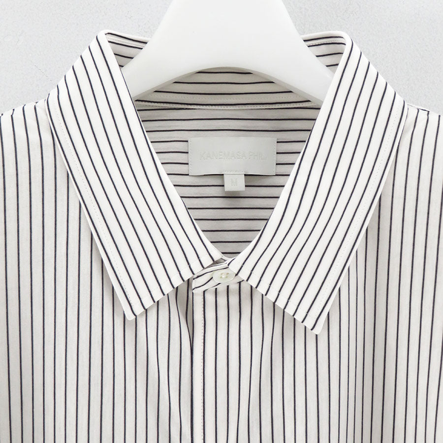 KANEMASA PHIL./カネマサフィル】46G Atmosphere Stripe S/S Shirt  