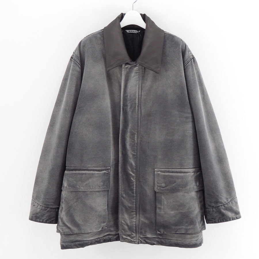 【11/21からポイント10%還元】<br>【AURALEE/オーラリー】<br>PRODUCT DYED ORGANIC COTTON DUCK BLOUSON <br>A25AB01CD