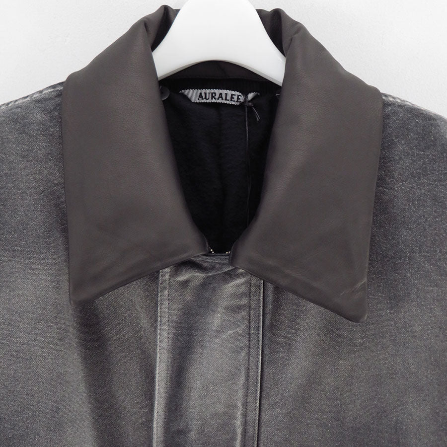 【11/21からポイント10%還元】<br>【AURALEE/オーラリー】<br>PRODUCT DYED ORGANIC COTTON DUCK BLOUSON <br>A25AB01CD
