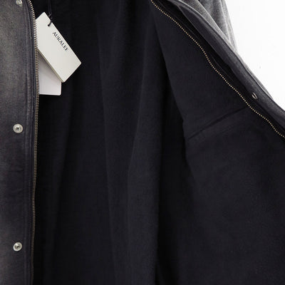 【11/21からポイント10%還元】<br>【AURALEE/オーラリー】<br>PRODUCT DYED ORGANIC COTTON DUCK BLOUSON <br>A25AB01CD