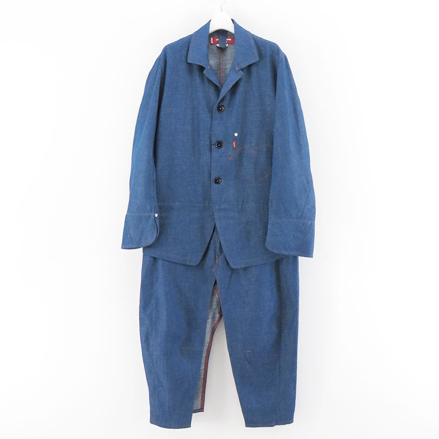 【JUNYA WATANABE MAN】<br>綿麻デニム Levi's Wネームコート <br>WN-C201-051