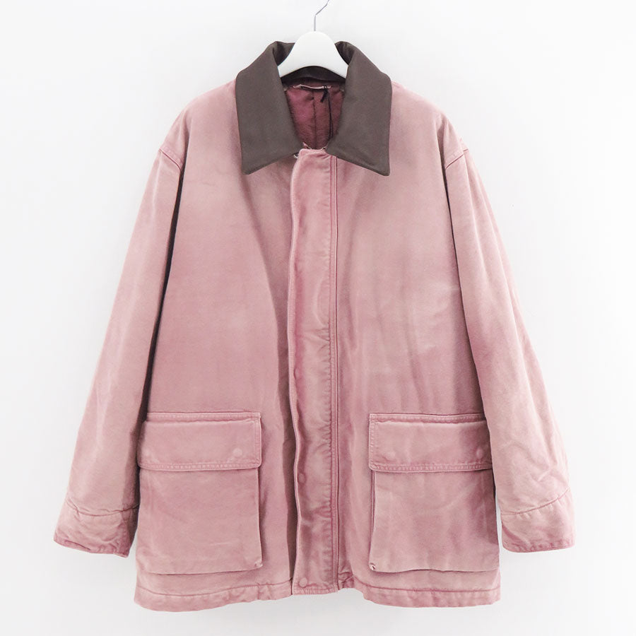 【11/21からポイント10%還元】<br>【AURALEE/オーラリー】<br>PRODUCT DYED ORGANIC COTTON DUCK BLOUSON <br>A25AB01CD