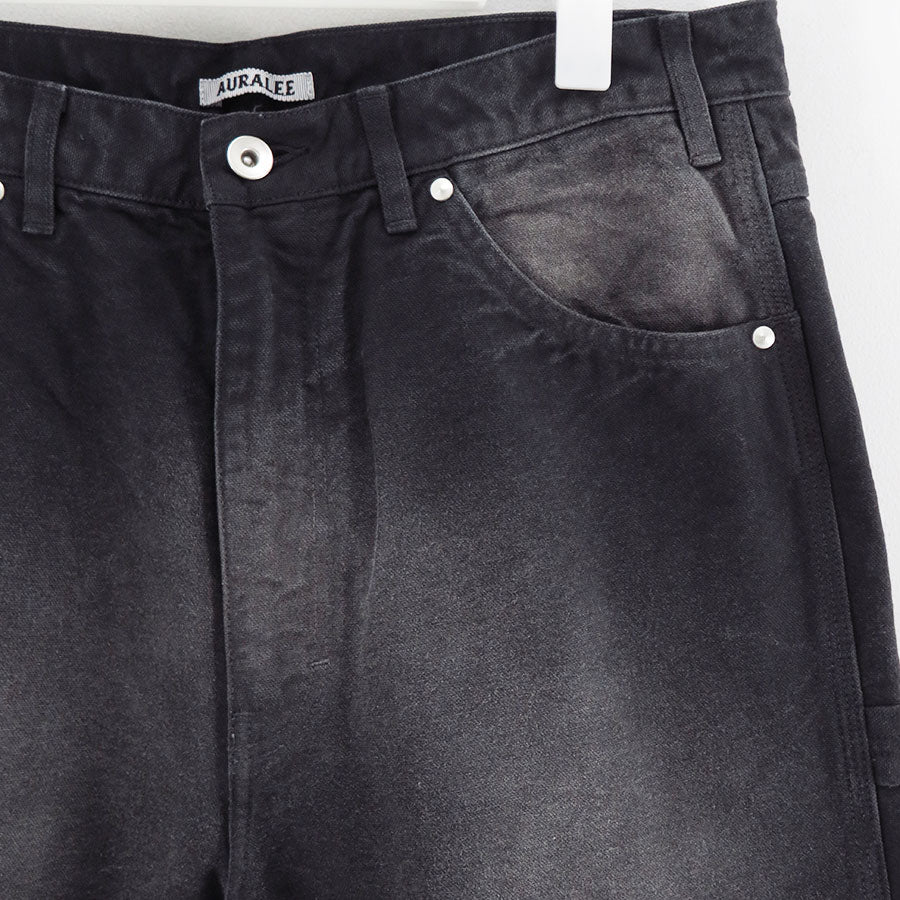 【11/21からポイント10%還元】<br>【AURALEE/オーラリー】<br>PRODUCT DYED ORGANIC COTTON DUCK PAINTER PANTS <br>A25AP03CD