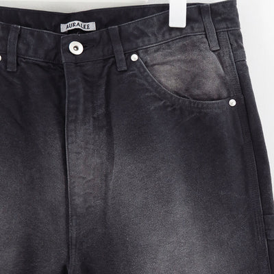 【11/21からポイント10%還元】<br>【AURALEE/オーラリー】<br>PRODUCT DYED ORGANIC COTTON DUCK PAINTER PANTS <br>A25AP03CD