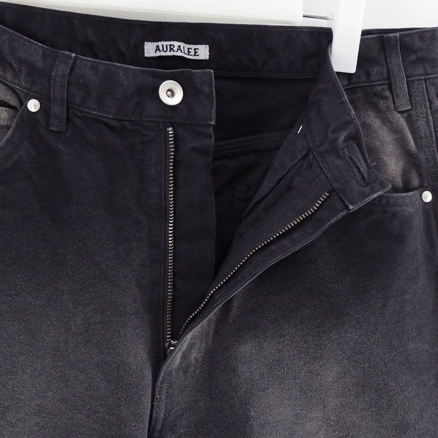 【11/21からポイント10%還元】<br>【AURALEE/オーラリー】<br>PRODUCT DYED ORGANIC COTTON DUCK PAINTER PANTS <br>A25AP03CD