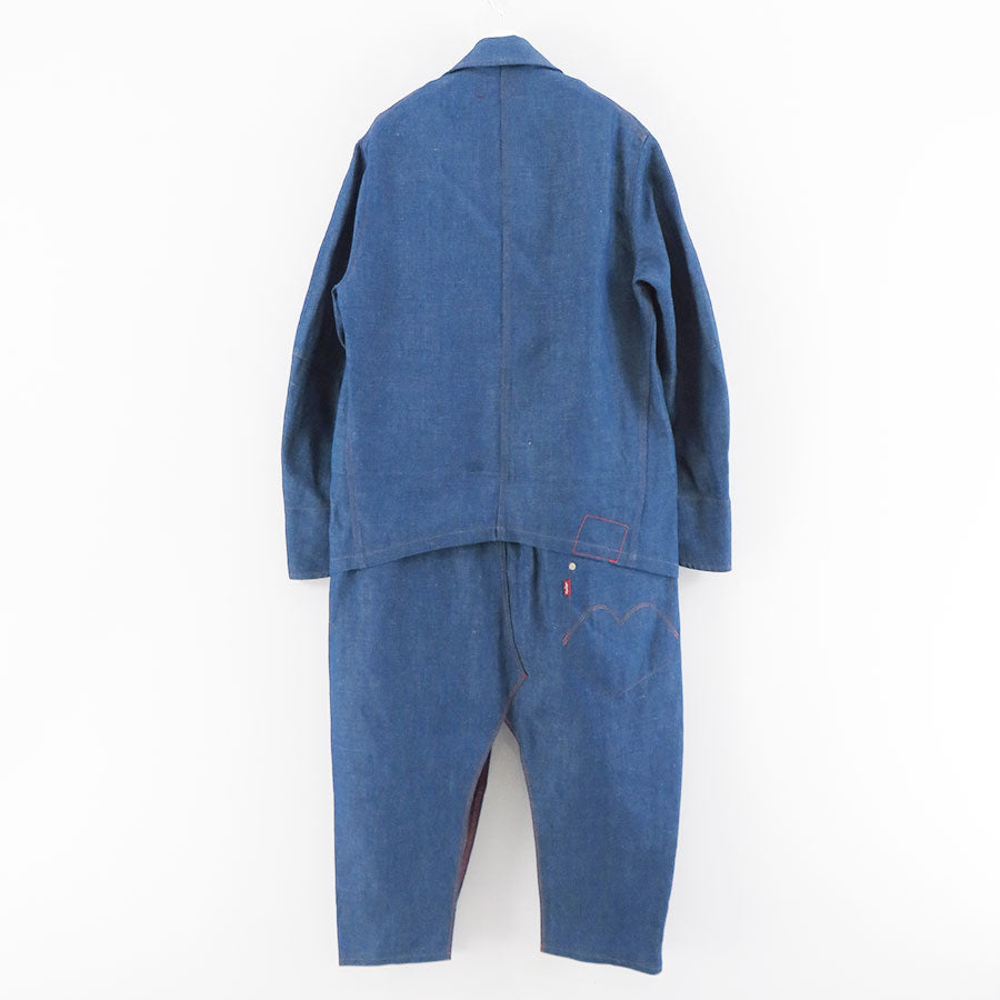 【JUNYA WATANABE MAN】<br>綿麻デニム Levi's Wネームコート <br>WN-C201-051