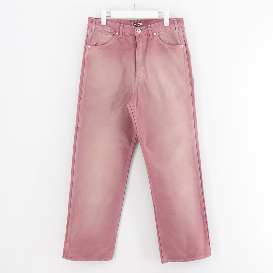 【11/21からポイント10%還元】<br>【AURALEE/オーラリー】<br>PRODUCT DYED ORGANIC COTTON DUCK PAINTER PANTS <br>A25AP03CD