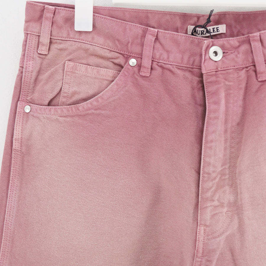 【11/21からポイント10%還元】<br>【AURALEE/オーラリー】<br>PRODUCT DYED ORGANIC COTTON DUCK PAINTER PANTS <br>A25AP03CD