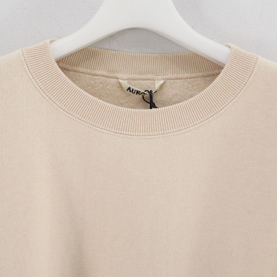 【11/21からポイント10%還元】<br>【AURALEE/オーラリー】<br>SMOOTH SOFT BD SWEAT P/O <br>A25AP02TU