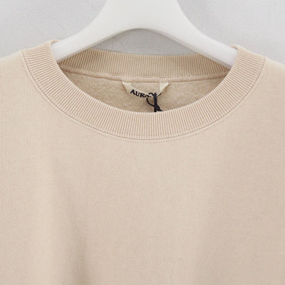 【11/21からポイント10%還元】<br>【AURALEE/オーラリー】<br>SMOOTH SOFT BD SWEAT P/O <br>A25AP02TU