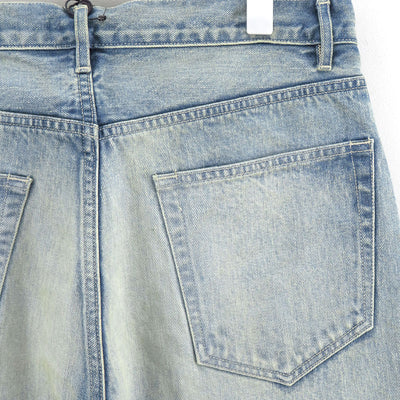 【11/21からポイント10%還元】<br>【AURALEE/オーラリー】<br>SELVEDGE FADED HEAVY DENIM WIDE PANTS <br>A25AP03DH