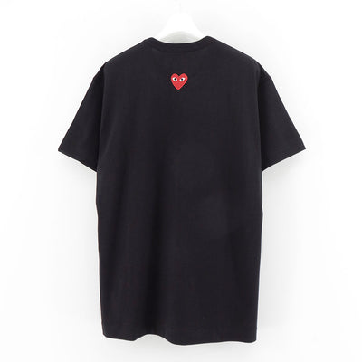 【PLAY COMME des GARCONS】<br>T-SHIRT RED EMBLEM T340 <br>AX-T340-051